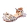 Girls Sandals Little Girls Princess Shoes Baby Girls Summer New Crystal Shoes Children's Flat Shoes Soft Sole Shoes