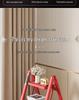 Multifunctional Folding A-Frame Ladder: Indoor Thickened Small Step Ladder with 3-4 Steps & Flower Stand