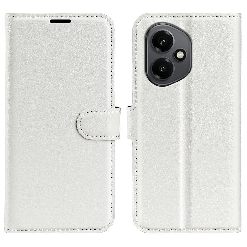 Für Honor 400 5G (Global) Hülle Leder Geldbörse Handyhülle mit Litschi-Textur Stoßfest
