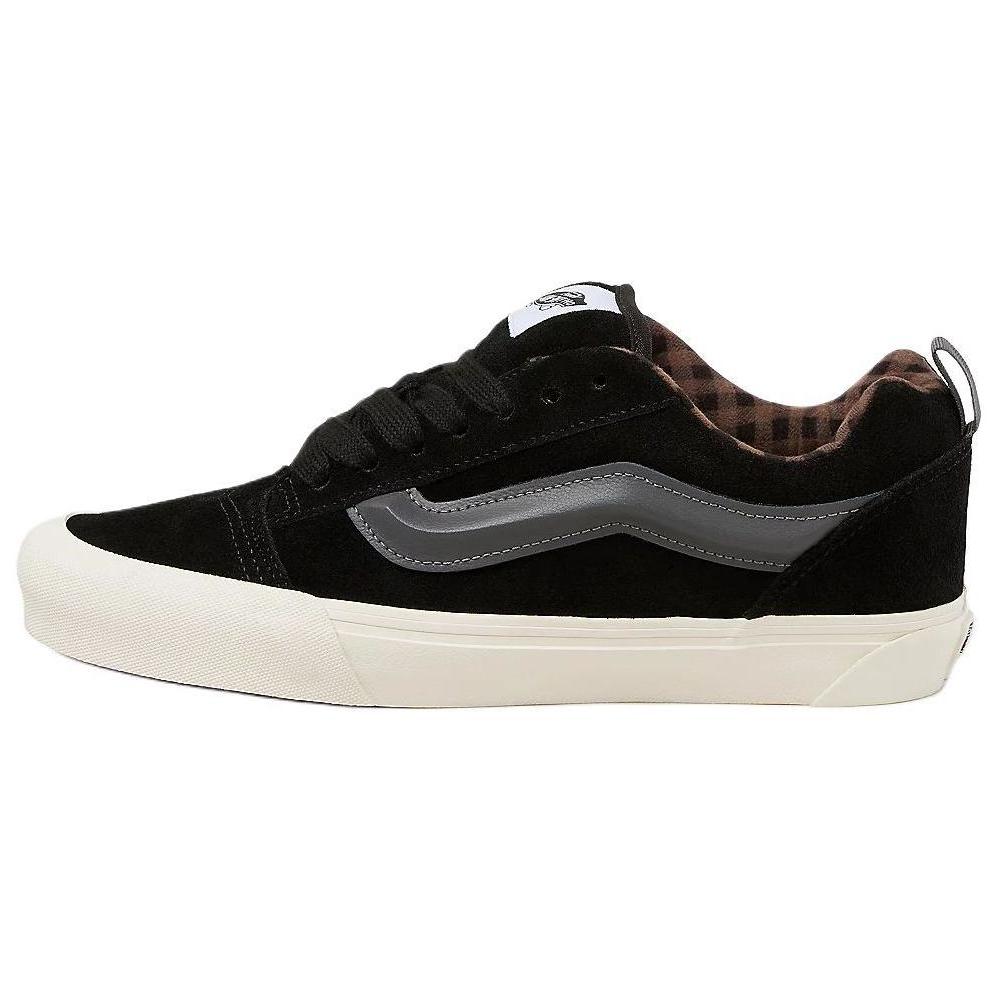 Vans Knu Skool Comfortable Versatile Low-Top Skate Shoes Women sneaker Black VN000CS0239