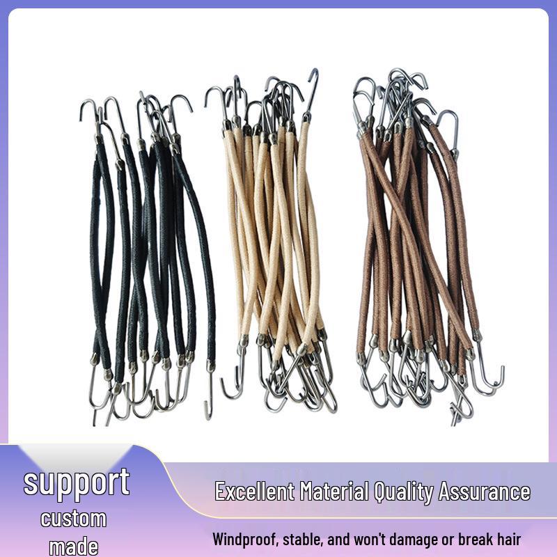 Professional Latin Dance Updo Elastic Band with Double-Headed Hook