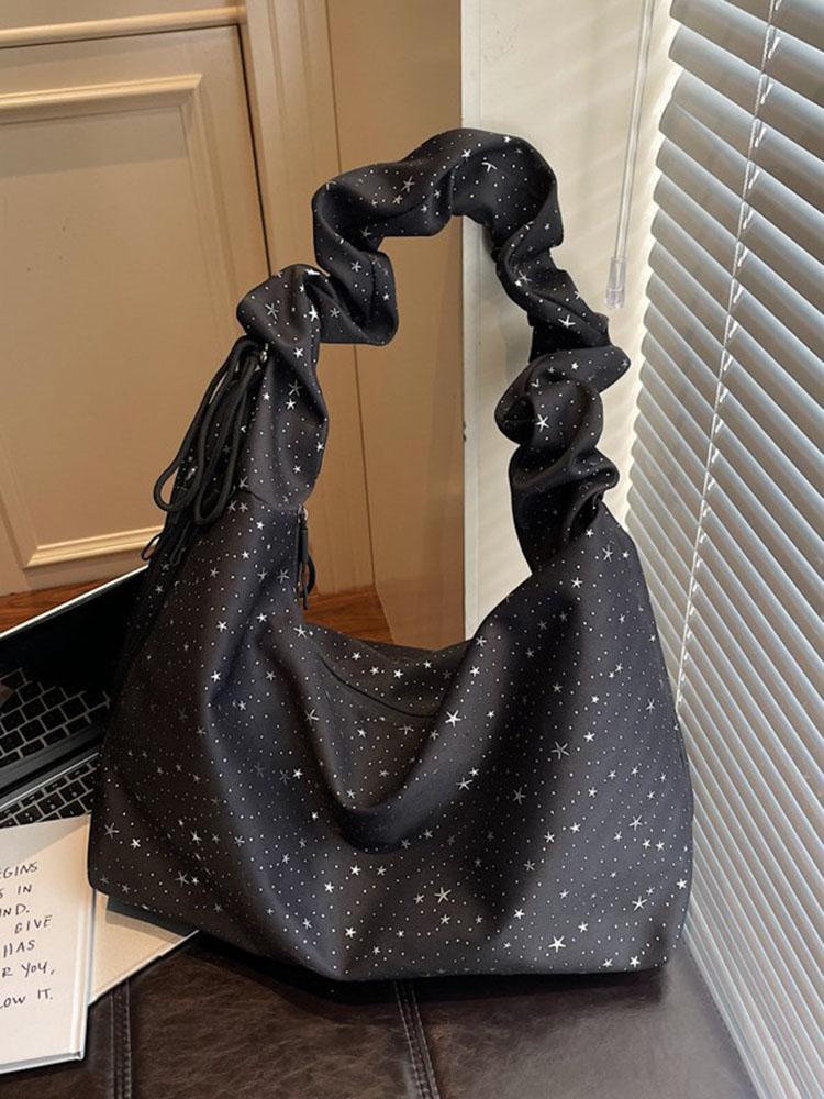 Diamds Bags for Women New Sweet Large Capacity One Shoulder Underarm Handbags Versatile Simple Commuter Crossbody Pouch
