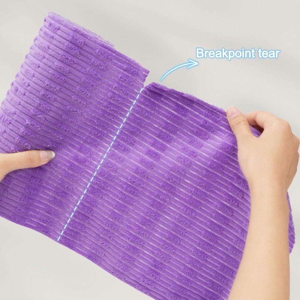 High Absorbency Kitchen Towels Reusable Cleaning Rag Multi-Purpose Tear-Towel Roll