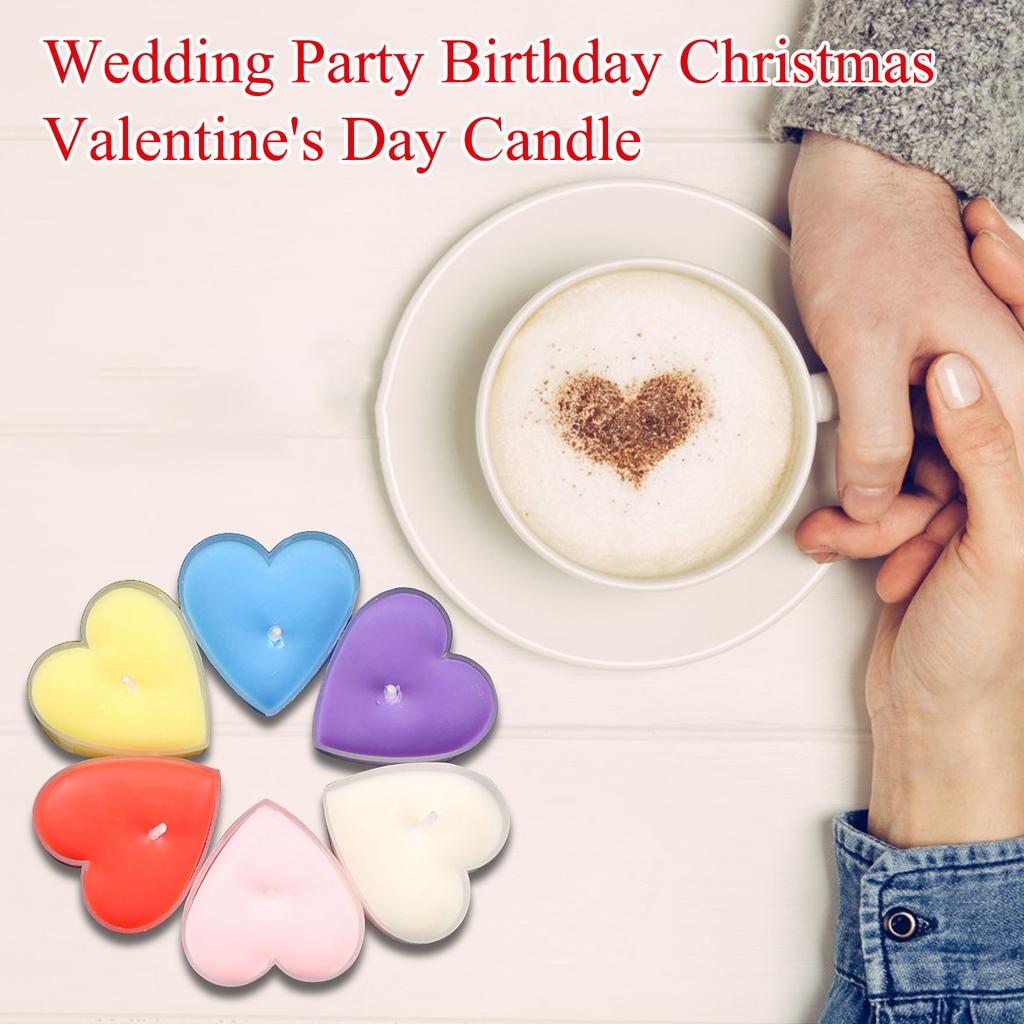 Heart Shaped Rose Scented Candle, Love Candle, Natural Soy Wax Decorative Candle, Wedding Party Birthday Christmas Valentine's Day Candle