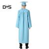 1 Set Unisex Graduation Robe Hat Set Front Zipper Loose Tassel 2024 Year Tag College Bachelor Doctor Master Graduation Ceremony Gown Cap Tassel Set