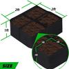 3pcs Fabric Raised Garden Beds Outdoor, 2X2Ft 4Grids Plant Grow Bags