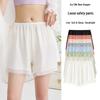 Women's Sheer Ice Silk Safety Shorts, Summer Lightweight No-Roll, Wear Inside or Out