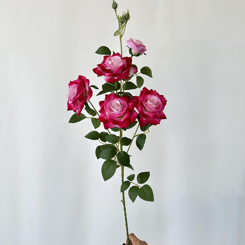 Silk Flower Welcome Rose Hotel Restaurant Decor For Photography And Event Display