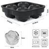 LMETJMA Ice Cube Tray Easy Release Rose Ice Cube Trays With Funnel Silicone Rose Ice Ball Maker for Cocktails Whiskey JT51