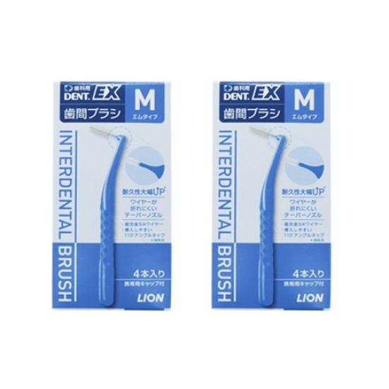 

Межзубные щетки Lion 4 шт x 2 шт DENT.EX (M (синий))