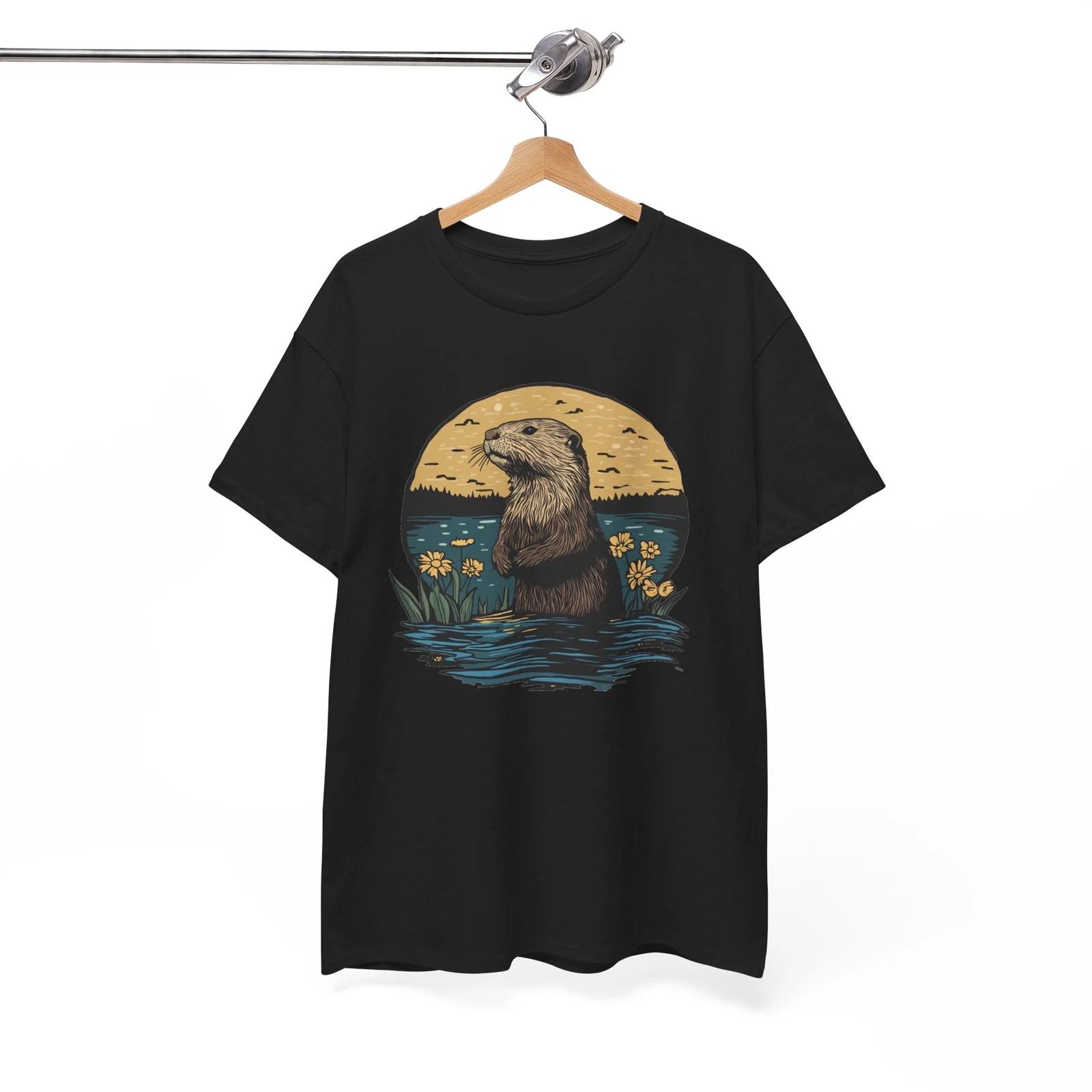 Otter Daisy T-Shirt - Lovely Floral Tee for Women & Garden Enthusiasts S