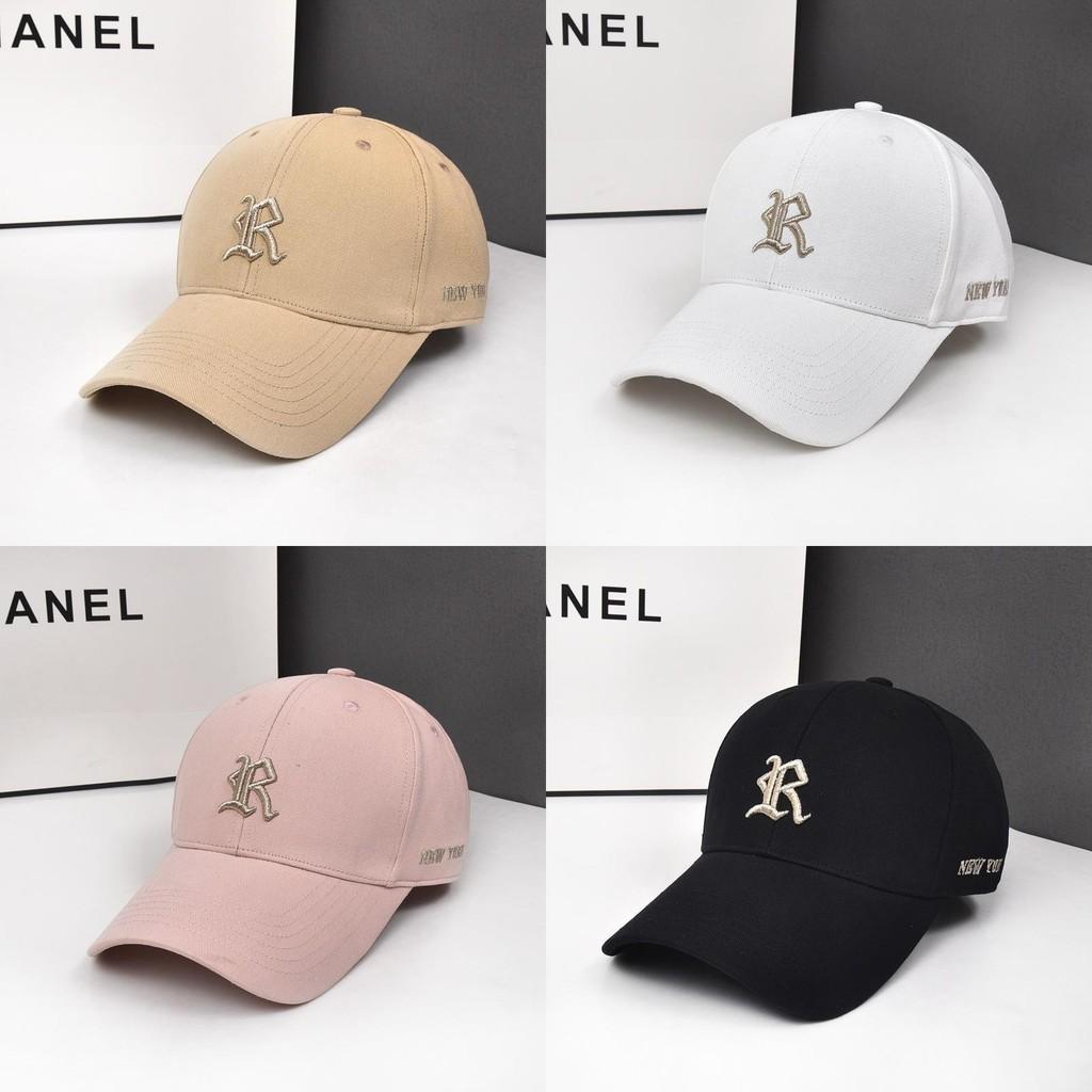 Letters R Embroidery Cap Men Women Shades Breathable Leisure Outdoor Sports