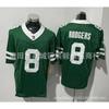 New York Jets 3rd Gen Retro Embroidered Football Jersey Mens American Team Rugby Uniform