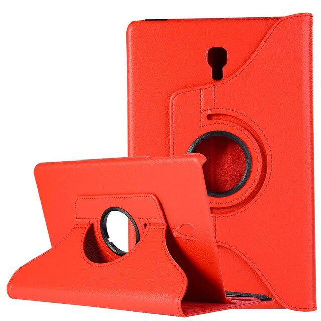 Flip Cases for Samsung Galaxy Tab S4 10.5 inch SM-T830 T835 360 Degrees Rotating Stand PU Leather Auto Sleep/Wake Function Cover