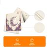 Vintage Ramadan Table Runner Washable Floral Pattern Moon Star Table Runner Traditional Dinner Table Cloth Home Decor