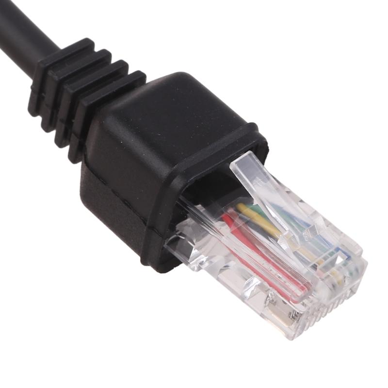 Electric Microphone Speaker Mic RJ45 Wires Supplies Cable Line for Yaesu FT450 FT817 FT857 FT897 Replace MH31A8J