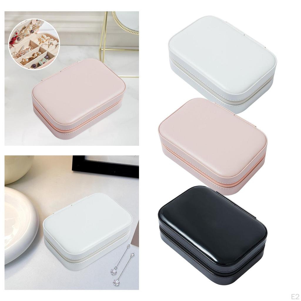 Organizer Box Portable Double Layer Container Large Capacity Display for Ears Stud