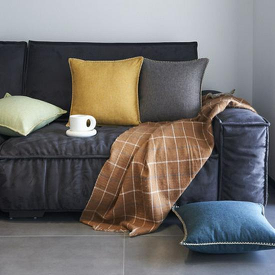 American Style Embroidered Animal Pillowcase: Office, Sofa, and Bedside Cushion Cover