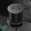 Table Power Grommet Outlet 2M Extension Cord Table Outlets 2 USB/1 USB + PD 18W Type C Ports for Office PC Desk Cable Cord Cover