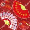 Fan Shaped Chinese Red Envelope New Year Red Packet Money Creative For Kids Gifts Pouch Blessin L7P0