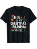 THIS IS MY Christmas PAJAMA Shirt for Men Women, Unsex Short Sleeve, Casual Wear, Autumn Season Fashion
