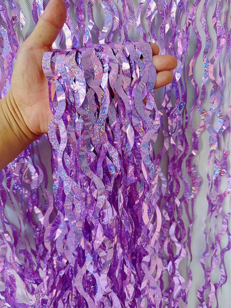 New Ceramic Scimitar S-Shaped Party Tinsel Garland Curtain