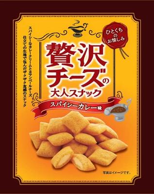 Luxury Cheese Adult Snack Spicy Curry Flavor 35g X 12 Pieces