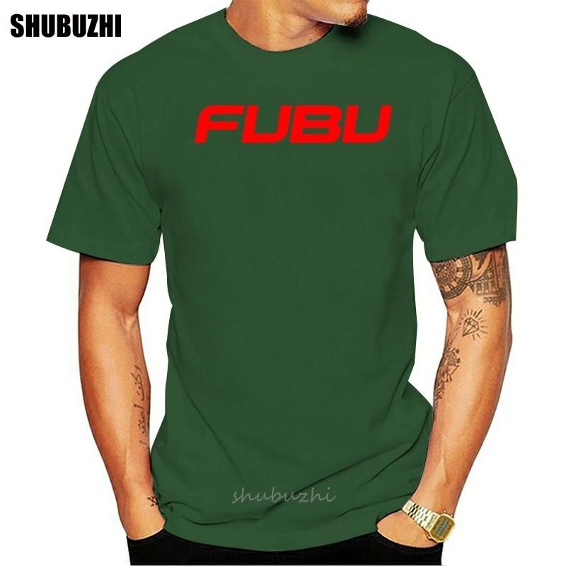 Fubu Logo Printed Graphic Men Casual Short Sleeves Cotton T Shirts Black Size S4XL fashion tshirt men cotton brand teeshirt