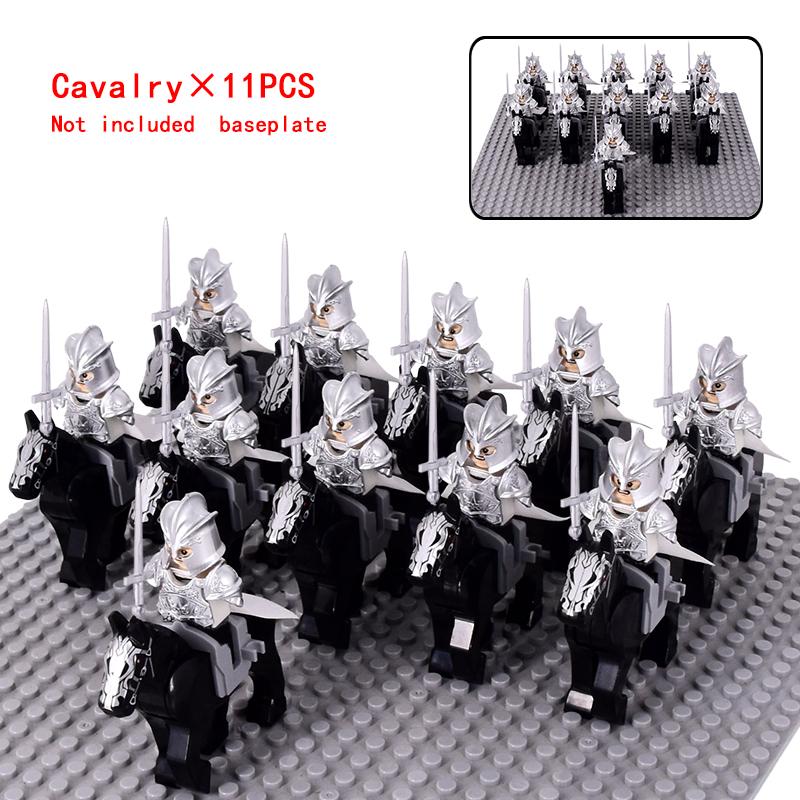 MOC Thrones Golden Armor Warrior Guard Jaime Lannister Barristan Selmy Meryn Trant Building Blocks Mini Action Figure Toys