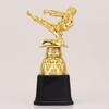 Martial Arts Gold Trophy Awards Plastic Model Gold Man Small Prize Cup Taekwondo Competition Craft Souvenirs Winner Award