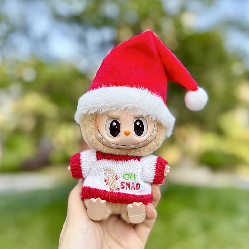 The First, Second and Third Generations of Christmas Baby Clothes Wear 17cm Pendants, and The Clothes Sit with Colored Beads Christmas Set.