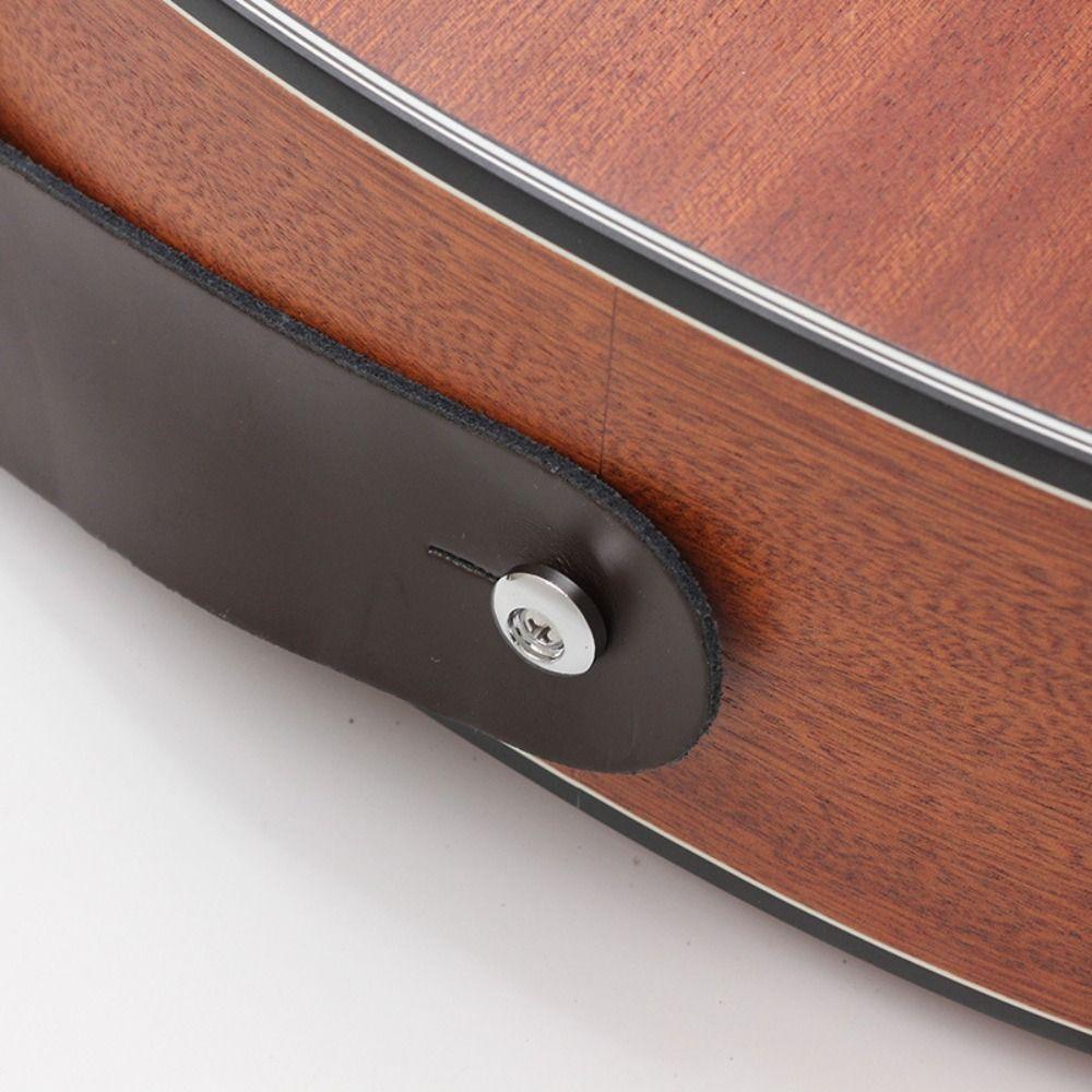 2PCS Iron Guitar Strap End Pins Mushrooms Heads Guitar Strap Locks Guitar Class