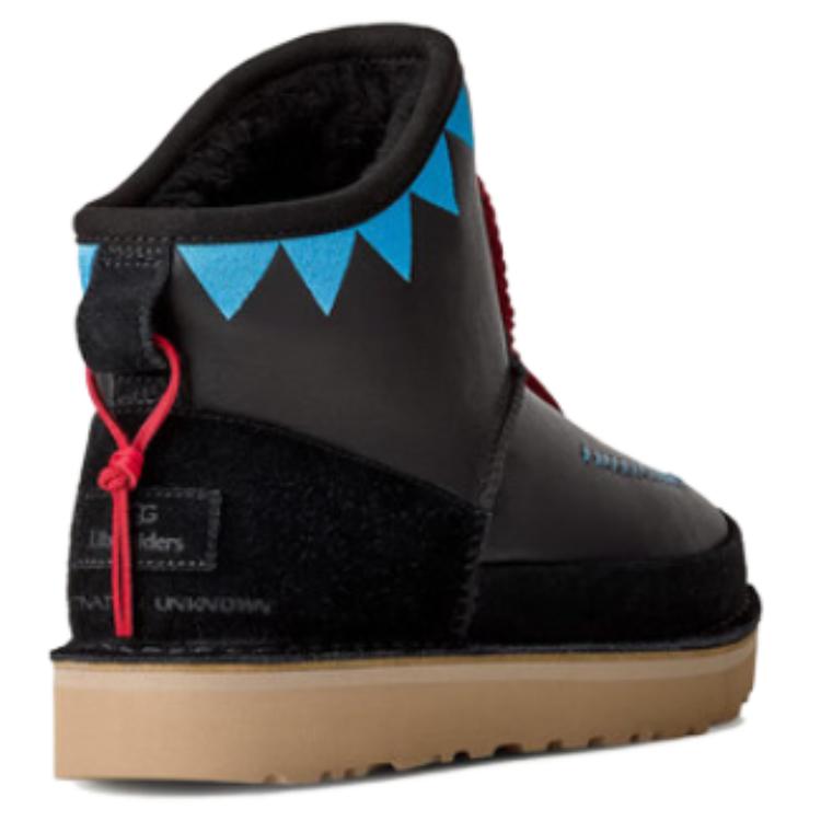Liberaiders X Ugg Campfire Vintage Comfortable Short Boots Women Boots Black 1179071-BLK