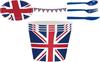 Make Your Next Party Unforgettable With The Commemorative British Flag Party Supplies Set Perfect For All Occasions!