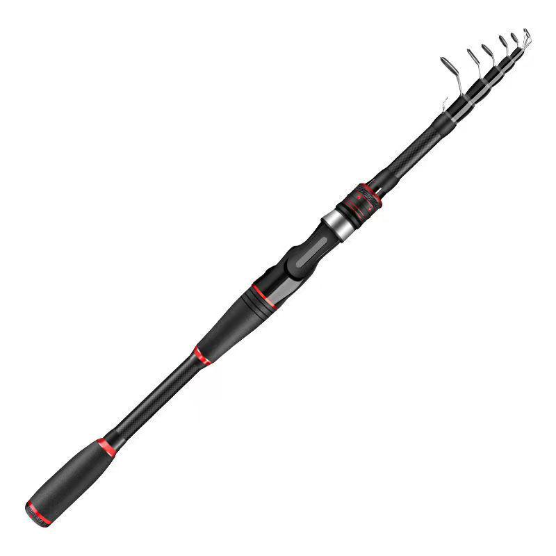 Telescopic Carbon Sea Fishing Rod: Portable & Lightweight, Multi-purpose Lure Rod