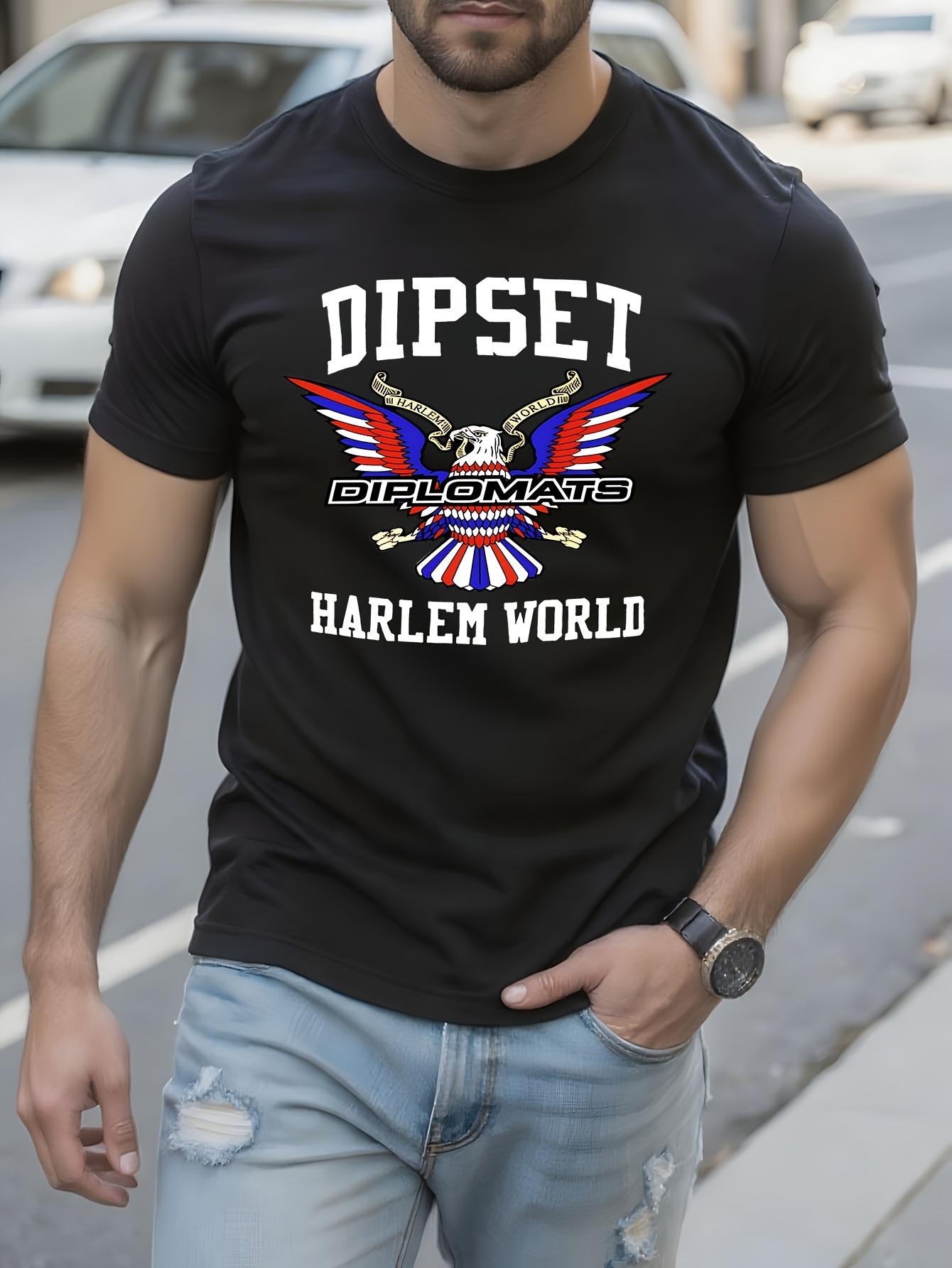 Dipset Stars Crew Neck Tshirt - Bold Dipset Diplomat Harl... M