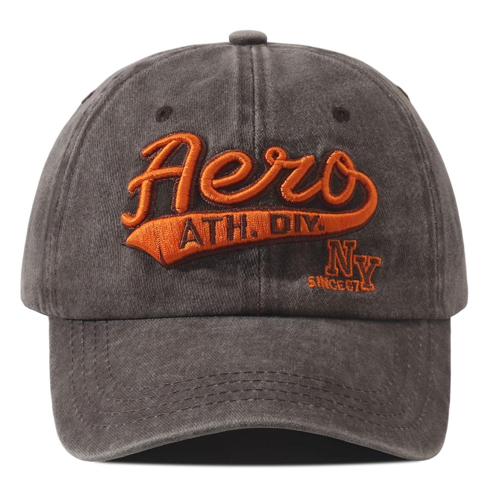 

Embroidered Baseball Cap for Women Men New Spring Summer Sunhat Retro Washed Sport Snapback Caps Hip Hop Fishing Hat Adjustable коричневый