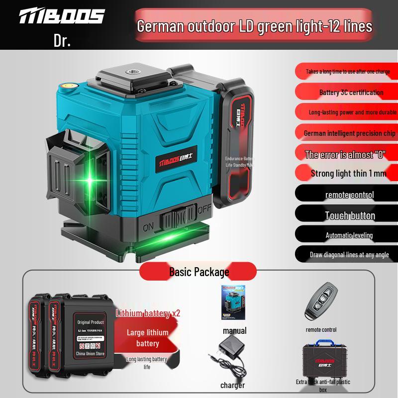 High-Precision Outdoor Anti-Drop Infrared Leveler
