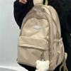 Cute Large Capacity Backpack Shoulder Bag Bookbags Nylon Travel Knapsacks Kawaii Candy Color Student Daily Zipper School Bags