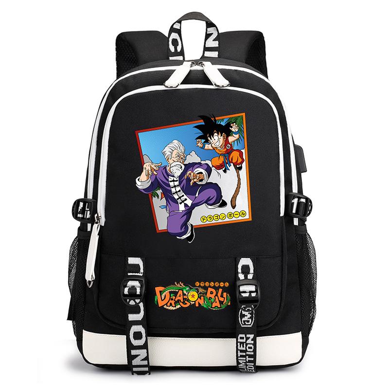 Anime Dragon Ball Backpack for School Casual Daypack for Kids Teenagers Students Boys Girls Everyday Use