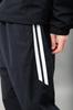 MIKASA Long Size S Pants, Black, (Unisex) 2620-BKS