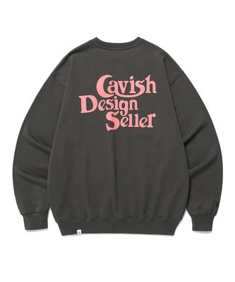 CAVISH Seller Logo Sweatshirt Charcoal(Cv2Efum441A)