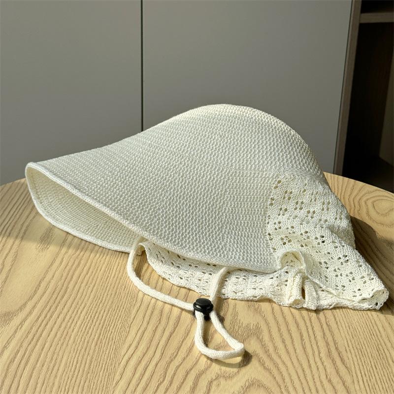 Summer Neck Protection Fisherman Hat for Women Outdoor Cycling Trip Sun Protection and Shading Large Eave Beach Hat