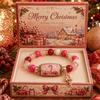 2026 Limited Edition Christmas Magic Collection Bracelet for Women Girls, Stretch Beaded Bracelets Stocking Charms, Jewelry Gift