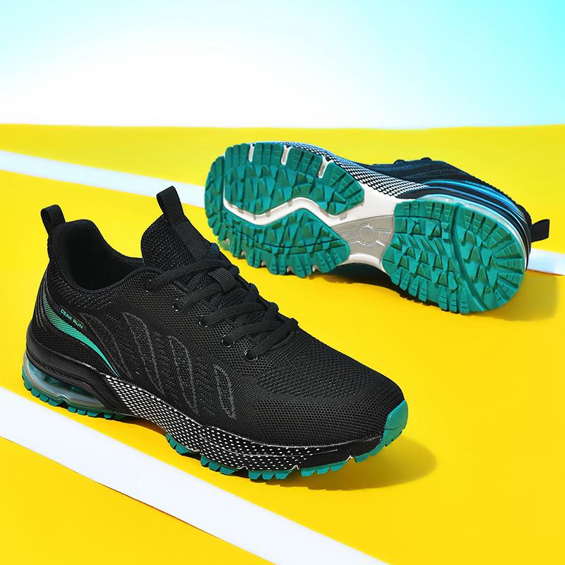 Mens Running Shoes Big Size Professional Training Mesh Flat Breathable Outdoor Sports Trendy Sneakers Comfortable Tennis Shoes