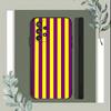 Colorful Striped Phone Case For Samsung S25,S24,S21,S22,S23,S30,Ultra,S20,Plus,Fe,Lite,5G Black Cover