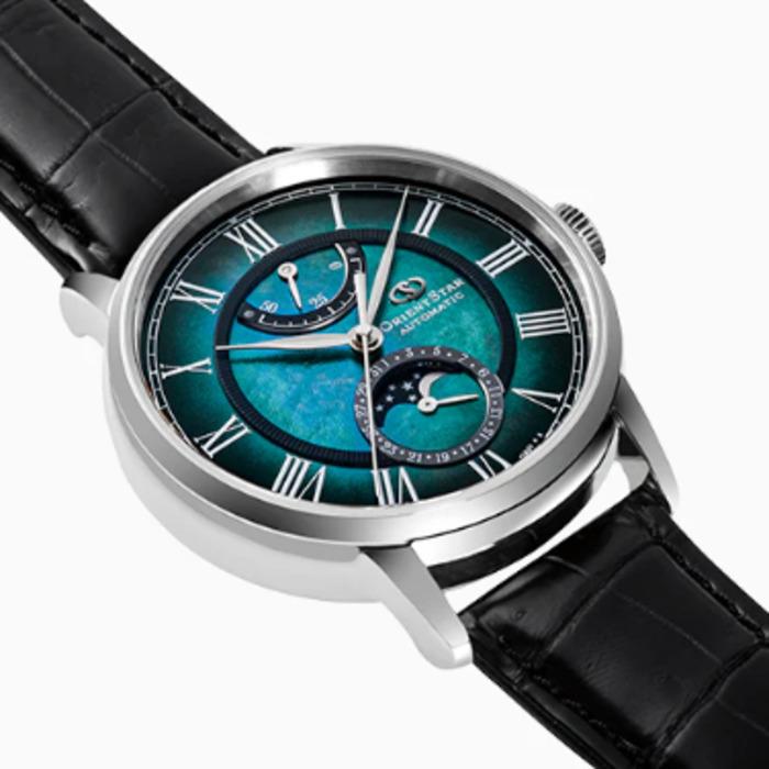 ORIENT STAR Montre-bracelet Japon Édition Officielle Limitée M45 F7 Mécanique Phase de Lune RK-AY0114A