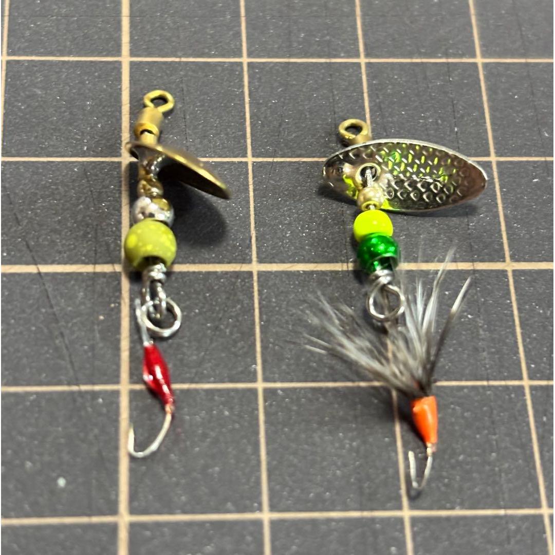 Used [C-fang] Chubbing spinner [5] 0.8g & Olive 1.0g