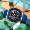 CURREN 8443 Waterproof Men's Chronograph Quartz Sports Watch with Calendar.