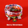 Dog Cat Christmas Collar Wreath Snowman Puppy Suit Collar Necklace Collar Cute Girl Dog Collar Christmas Tree